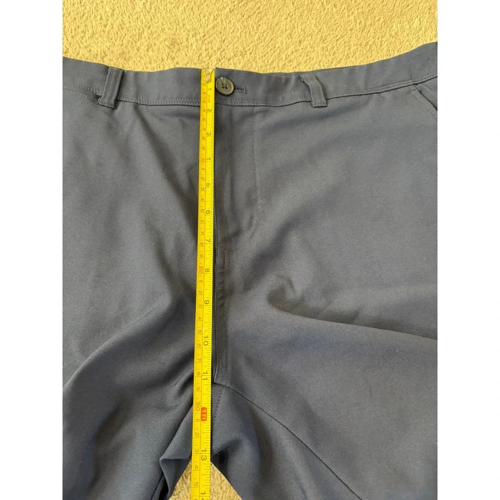 Mizzen+Main Baron Short Mens 36W Navy Blue Performance Golf Stretch 9